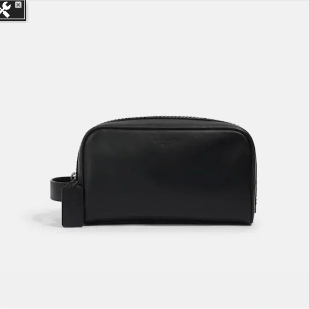 NWT Coach Leather Travel Kit MSRP $178 Black